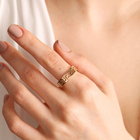 14K Altın Grek Yüzük Desing