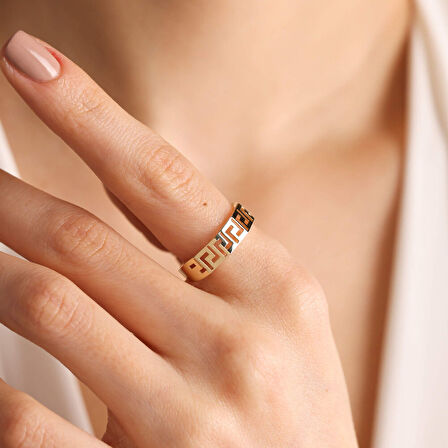 14K Altın Grek Yüzük Desing