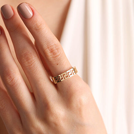 14K Altın Grek Yüzük Desing