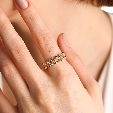 Altın Arrow Yüzük 14K