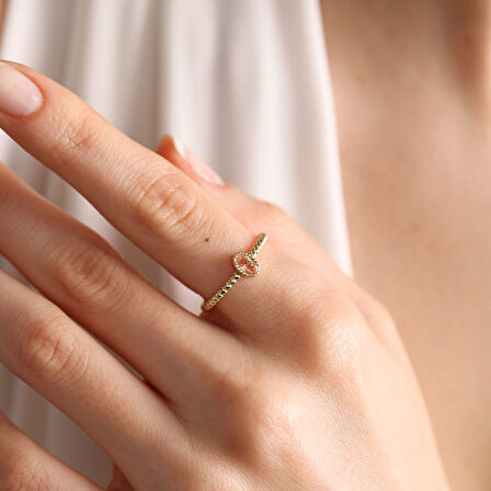 Altın Doğum Taşı Yüzükler 14 Ayar/Ay'lara Göre Taş Rengi