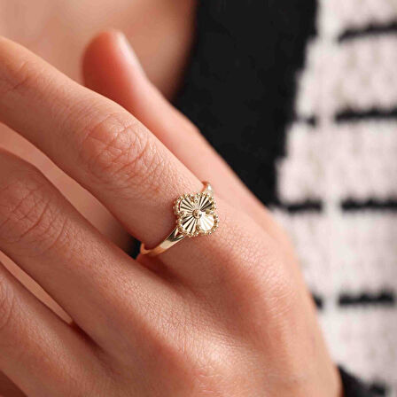 Altın Yonca Yüzük