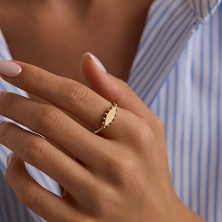 Vintage Eye Altın Yüzük