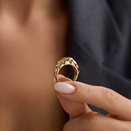 Minimal Glow 14 Ayar Altın Yüzük