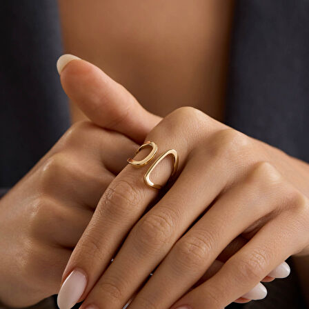 Pure Line 14 Ayar Altın Yüzük