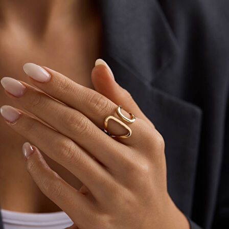 Pure Line 14 Ayar Altın Yüzük