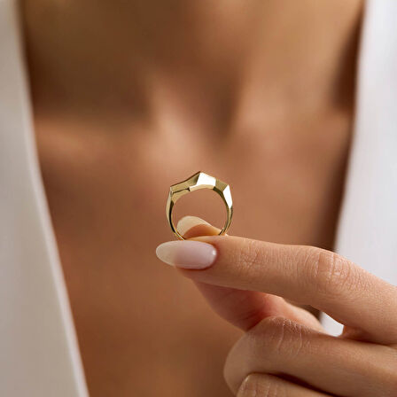 Nova Form 14 Ayar Altın Yüzük