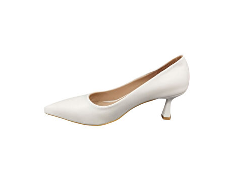 Ventes 20492184Z 6 cm Kadeh Topuk Sivri Burun Kadın Stiletto Ayakkabı