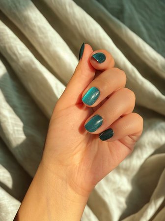 Kedi Göz Oval Takma Tırnak Seti (24 Adet)