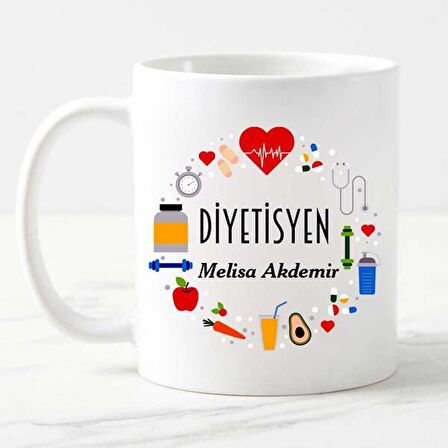 Diyetisyene İsimli Kupa Bardak