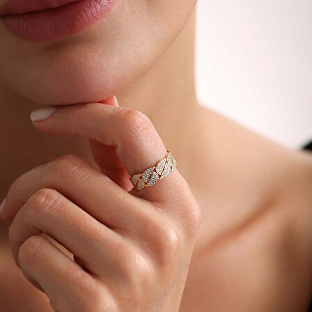 Taşlı Gurmet Yüzük Kadze