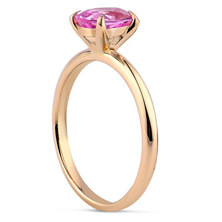 1.34 ct. Pink Topaz Yüzük