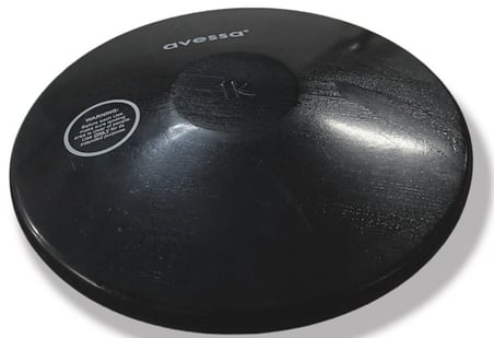 Özel Üretim Kondisyon Kas Sportif Kauçuk Disk 1 kg Siyah KDC-100 (DRB-100)
