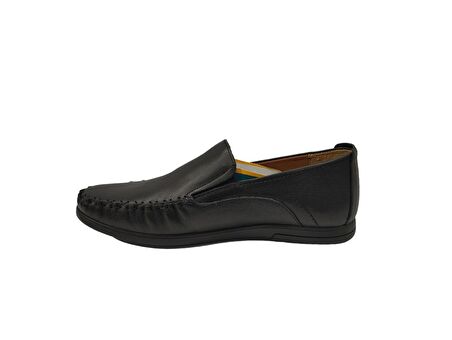 Bemsa 482M İç Dış Hakiki Deri Ortopedik Comfort Taban Erkek Loafer Ayakkabı