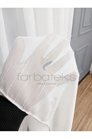 Exculusive Love Ütü İstemez Kırışmaz Sade 3Kat Pileli Tül Perde