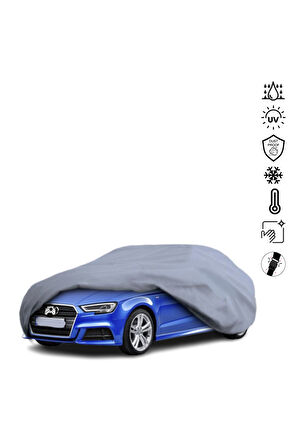 Audı A3 Cabrıo-coupe (2016-) Araba Brandası Miflonlu Su Geçirmez Araba Brandası Uv Koruyuculu