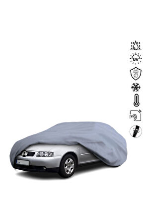 Audı A3 Hatchback 8l (1996-2003) Araba Brandası Miflonlu Su Geçirmez Dış Ortam Araba Brandası