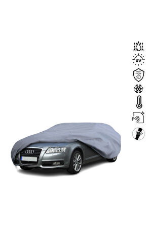 Audı A6 4f C6 Sedan (2004-2008) Araba Brandası Miflonlu Su Geçirmez Araba Brandası Uv Koruyuculu