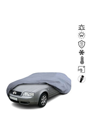 Audı A6 C5 4b Sedan (2001-2004) Araba Brandası Miflonlu Su Geçirmez Araba Brandası Uv Koruyuculu