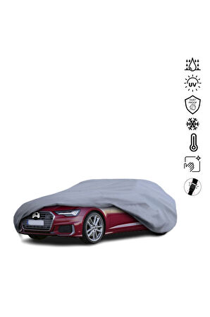 Audı A6 C8 Sedan (2018-) Araba Brandası Miflonlu Su Geçirmez Araba Brandası Uv Koruyuculu