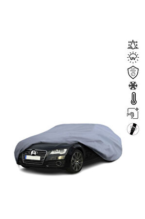 Audı A7 C7 Sedan (2010-2018) Araba Brandası Miflonlu Su Geçirmez Araba Brandası Uv Koruyuculu