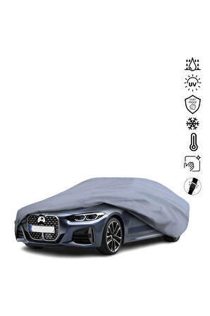 Bmw 4 Serisi G26 Gran Coupe (2021-) Araba Brandası Miflonlu Su Geçirmez Dış Ortam Araba Brandası
