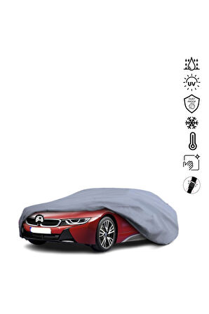 Bmw I8 Coupe I12-ı13-ı15 (2013-2020) Araba Brandası Miflonlu Su Geçirmez Dış Ortam Araba Brandası