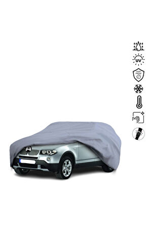 Bmw X3 E83 (2003-2010) Araba Brandası Miflonlu Su Geçirmez Araba Brandası Uv Koruyuculu