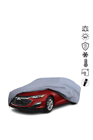 Chevrolet Malibu Xı-xl (2019-) Araba Brandası Miflonlu Su Geçirmez Araba Brandası Uv Koruyuculu