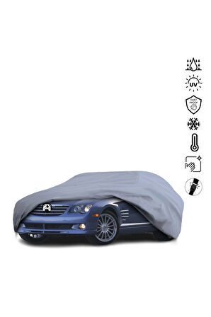 Chrysler Crossfire (2003-2007) Araba Brandası Miflonlu Su Geçirmez Araba Brandası Uv Koruyuculu
