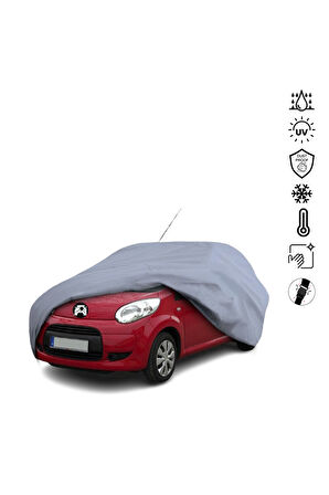 Citroen C1 (2005-2014) Araba Brandası Miflonlu Su Geçirmez Araba Brandası Uv Koruyuculu