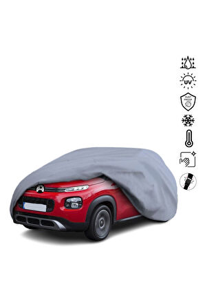Citroen C3 Aircross (2017-) Araba Brandası Miflonlu Su Geçirmez Araba Brandası Uv Koruyuculu