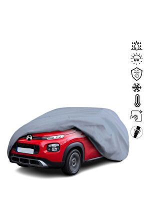 Citroen C3 Aircross (2017-) Miflonlu Su Geçirmez Oto Branda Uv Koruyuculu