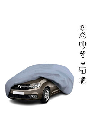Dacia Sandero 2 (2016-2020) Miflonlu Su Geçirmez Oto Branda Uv Koruyuculu
