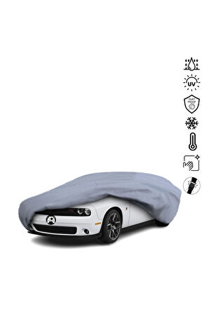 Dodge Challenger 3 (2008-) Araba Brandası Miflonlu Su Geçirmez Araba Brandası Uv Koruyuculu