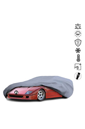 Ferrari F40 Araba Brandası Miflonlu Su Geçirmez Araba Brandası Uv Koruyuculu