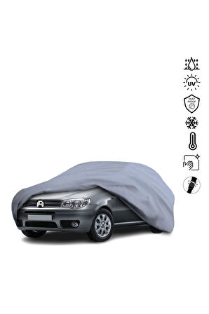 Fiat Albea Araba Brandası Miflonlu Su Geçirmez Araba Brandası Uv Koruyuculu