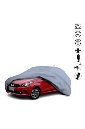 Fiat Argo (2017-) Miflonlu Su Geçirmez Oto Branda Uv Koruyuculu