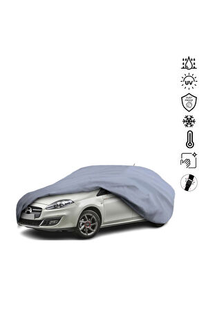 Fiat Bravo 2 (2007-2014) Araba Brandası Miflonlu Su Geçirmez Araba Brandası Uv Koruyuculu