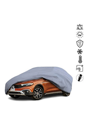 Fiat Egea Cross (2020-) Miflonlu Su Geçirmez Oto Branda Araba Brandası