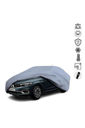 Fiat Egea Sedan 356 (2020-) Miflonlu Su Geçirmez Oto Branda Uv Koruyuculu