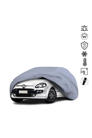 Fiat Grande Punto 199 (2005-) Araba Brandası Miflonlu Su Geçirmez Araba Brandası Uv Koruyuculu