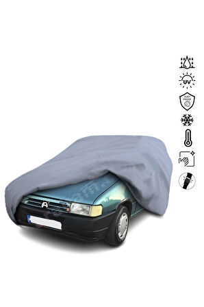 Fiat Uno Araba Brandası Miflonlu Su Geçirmez Araba Brandası Uv Koruyuculu