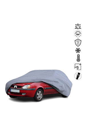 FORD FİESTA 5 HATCHBACK MK5 (1996-2001) Araba Brandası Miflonlu Su Geçirmez 4 Mevsim Araba Brandası