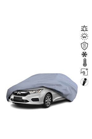 Honda City 6 (2017-) Araba Brandası Miflonlu Su Geçirmez Araba Brandası Uv Koruyuculu