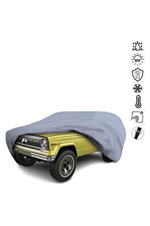 Jeep Cherokee 1 Sj Araba Brandası Miflonlu Su Geçirmez Araba Brandası Uv Koruyuculu