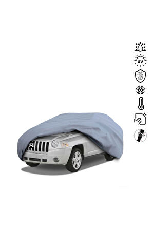 Jeep Compass 1 (2006-2010) Miflonlu Su Geçirmez Oto Branda Uv Koruyuculu