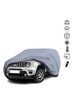 Jeep Renegade Araba Brandası Miflonlu Su Geçirmez Araba Brandası Uv Koruyuculu