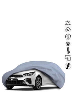Kia Cerato 4 Hatchback (2019-) Miflonlu Su Geçirmez Oto Branda Uv Koruyuculu
