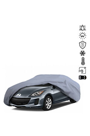 Mazda 3 2 Hatchback (2009-2013) Araba Brandası Miflonlu Su Geçirmez Araba Brandası Uv Koruyuculu